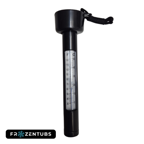 Frozentubs Zwarte Drijvende Thermometer – Voor IJsbad & Dompelbad