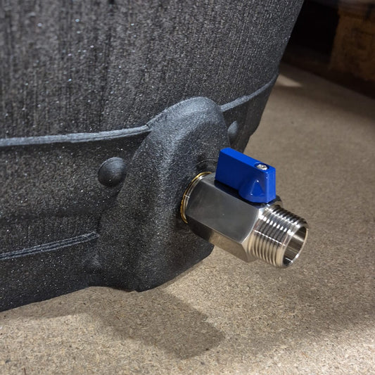 FrozenTubs RVS Tussenkraan 3/4" – Open/Dicht Afsluitkraan